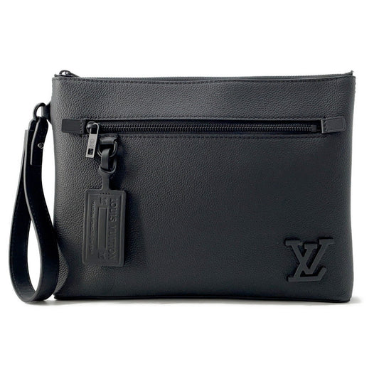 LOUIS VUITTON Take Off・Pouch NoirM69837 Grain Leather