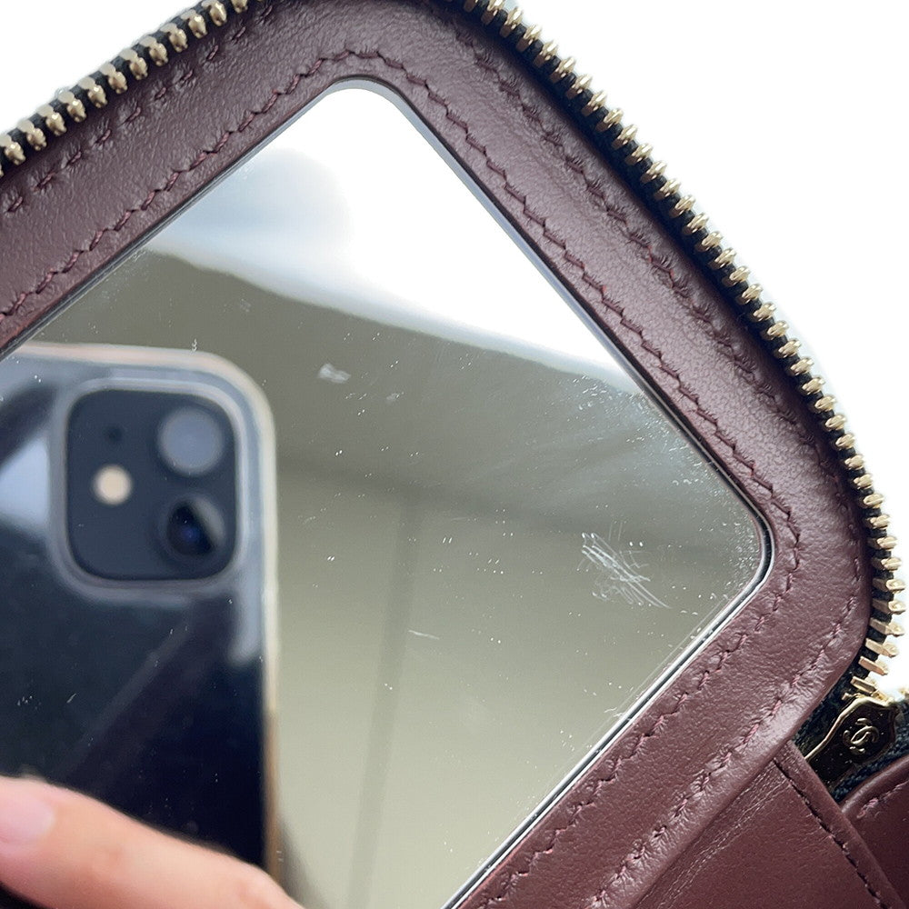 CHANEL Matelasse Vanity ChainShoulder Bag BlackAP1341 Caviar Leather