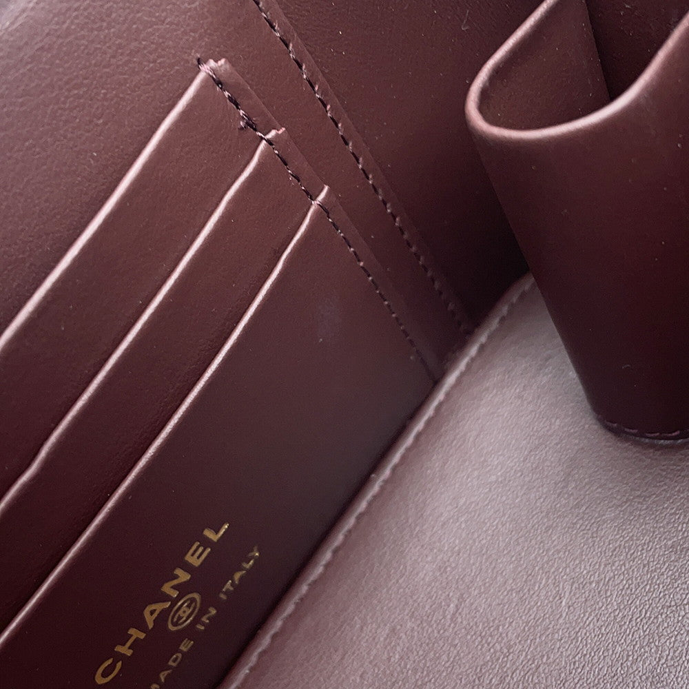 CHANEL Matelasse Vanity ChainShoulder Bag BlackAP1341 Caviar Leather