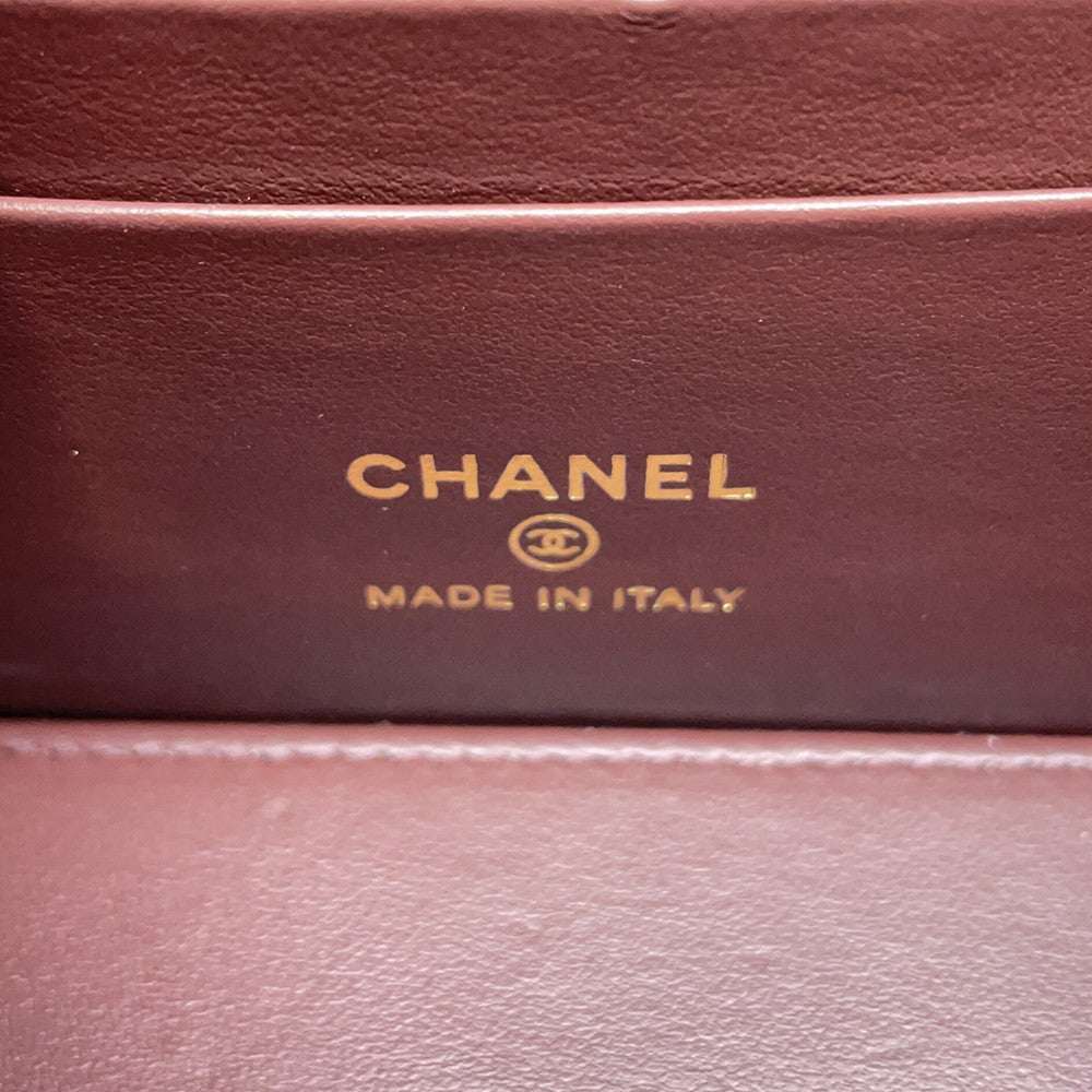 CHANEL Matelasse Vanity ChainShoulder Bag BlackAP1341 Caviar Leather