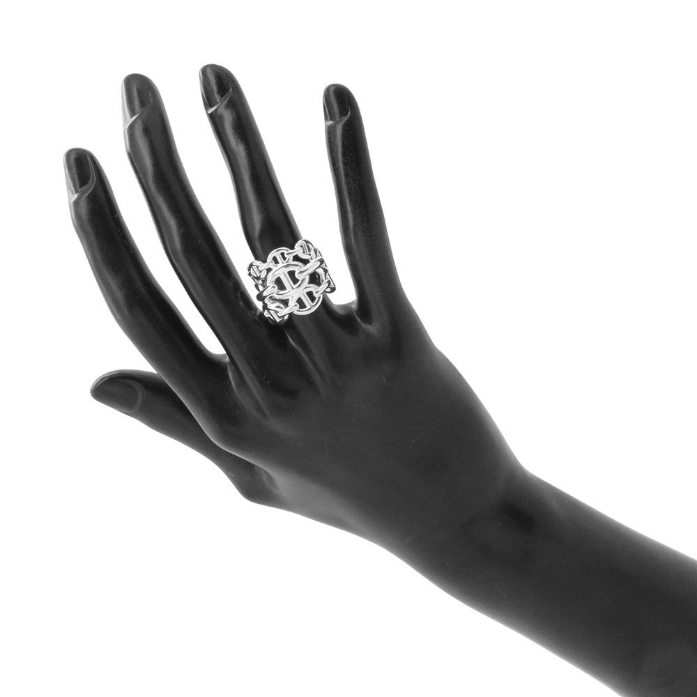 HERMES Chaine d'Ancre Ring Size GM/48/#8 SV925