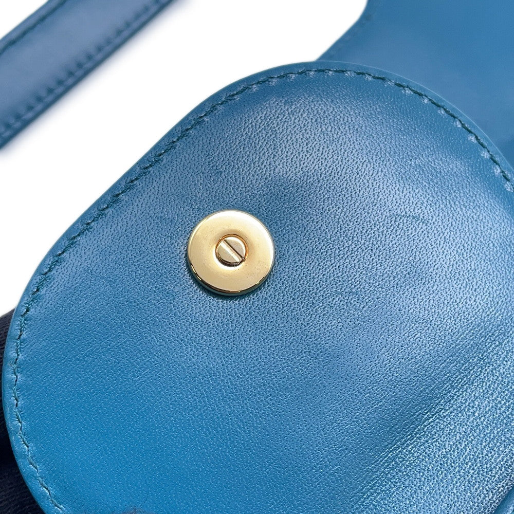 Dior DOUBLE ChainShoulder BlueM8641U Leather