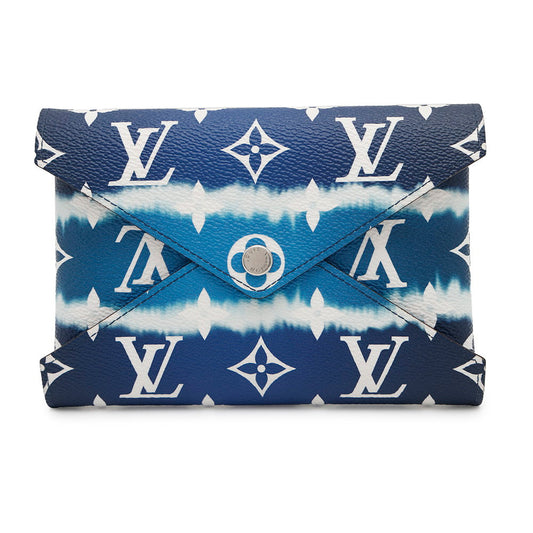 LOUIS VUITTON LV Escale Pochette Kirigami BlueM69119 Monogram・Canvas