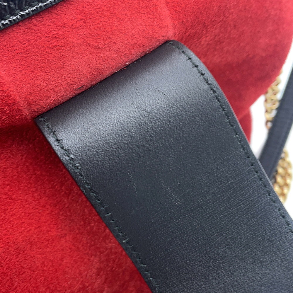 GUCCI Dionysus ChainShoulder Red/Black499622 Suede leather