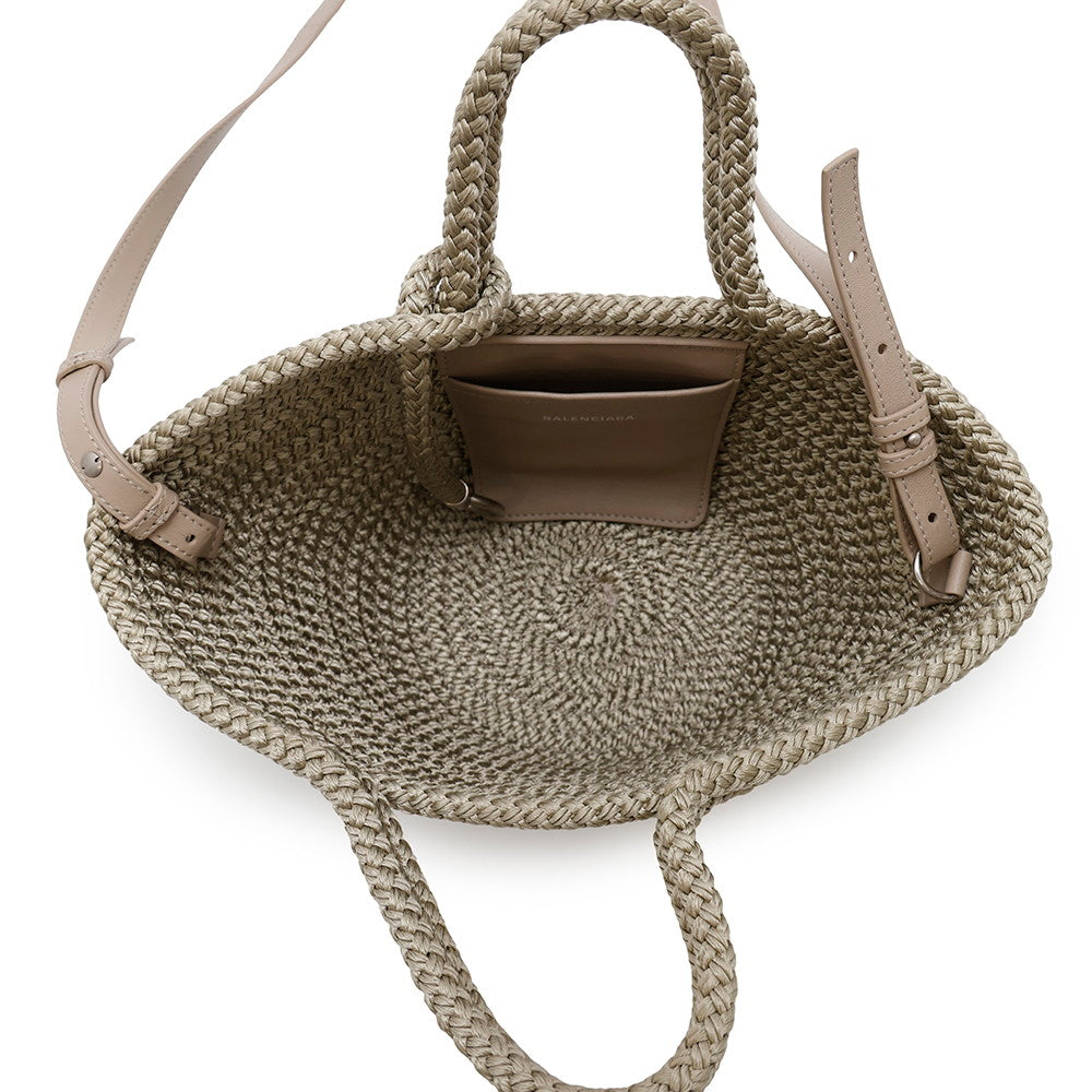 BALENCIAGA Ibiza Khaki695612 Nylon Size Small