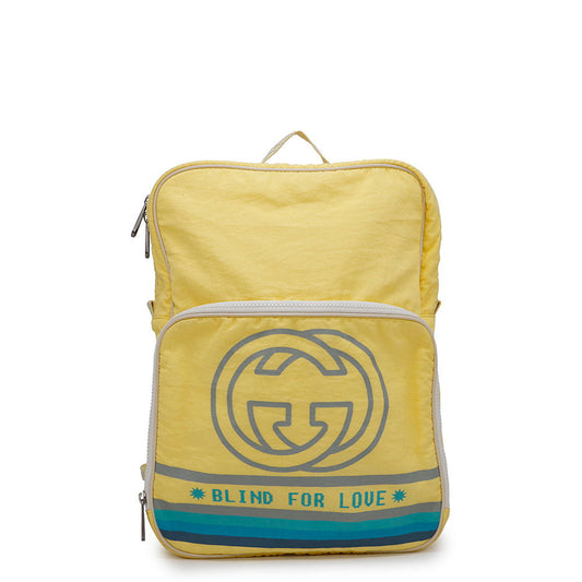 GUCCI Interlocking G Backpack Yellow536724 Nylon