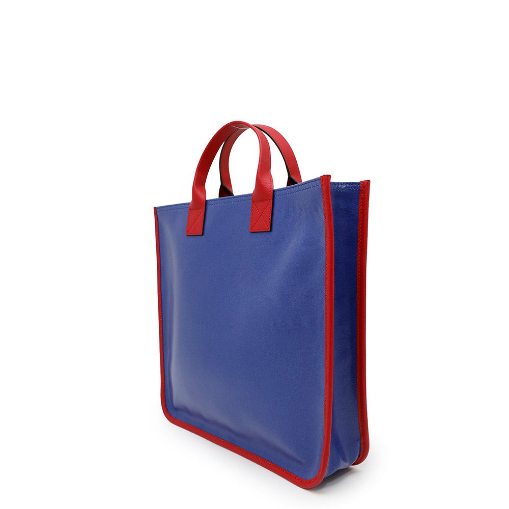 GUCCI Children's Logo Tote Bag Blue/Red550763 PVC Coated Canvas