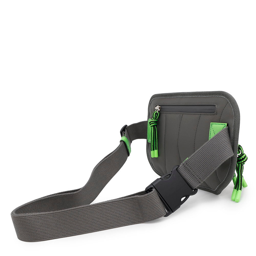 GUCCI GGNylon Belt Bag Gray/Red/Green752102 Nylon Rubber
