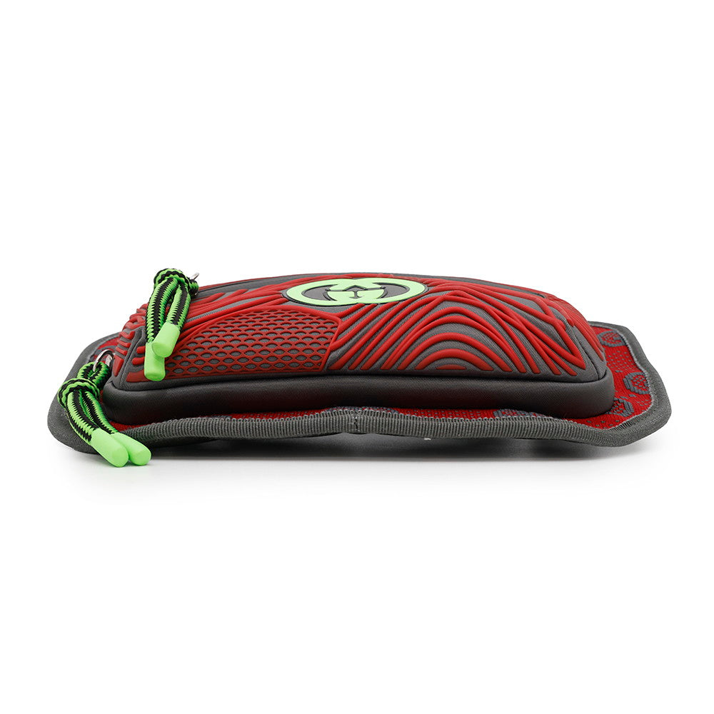 GUCCI GGNylon Belt Bag Gray/Red/Green752102 Nylon Rubber
