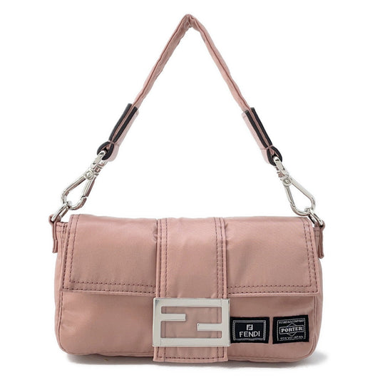 FENDI Mamma Bucket Shoulder Bag Porter collaboration Pink7AS138 Nylon