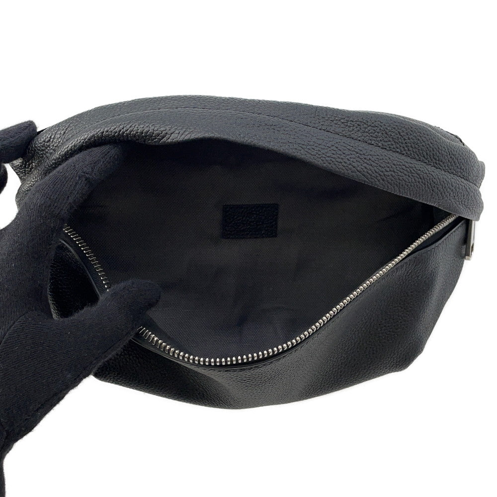 GUCCI Inlay Logo Belt Bag Black768111 Leather