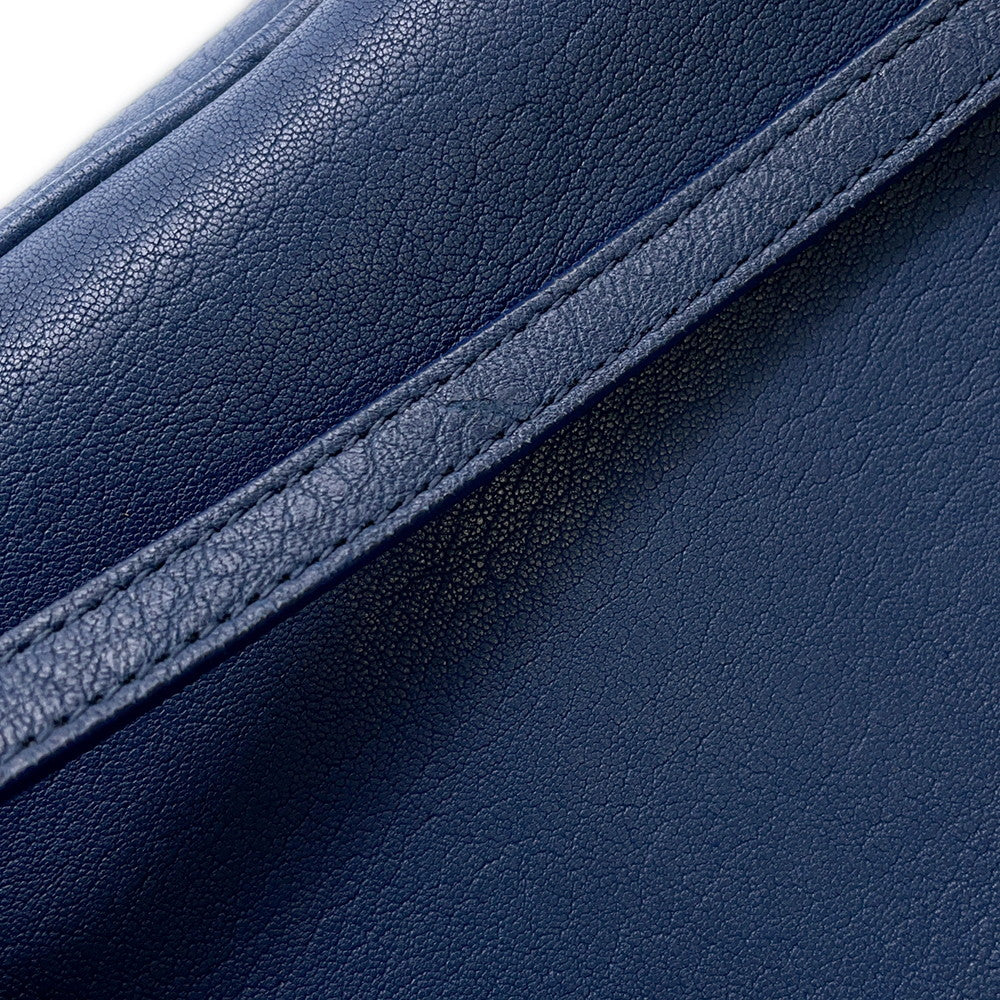 SAINT LAURENT PARIS Roux camera bag Blue520533 Leather