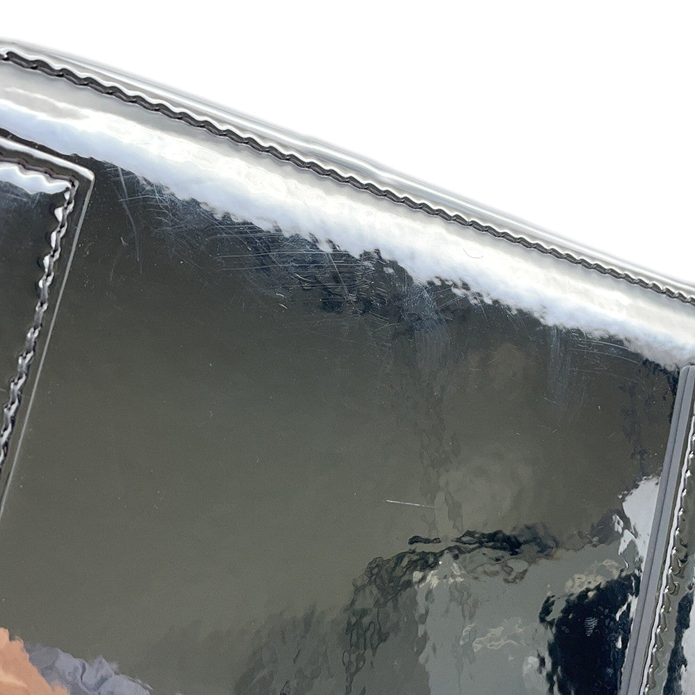 BALENCIAGA Neo Basket 2WAY Handbag Silver630708 Patent Leather