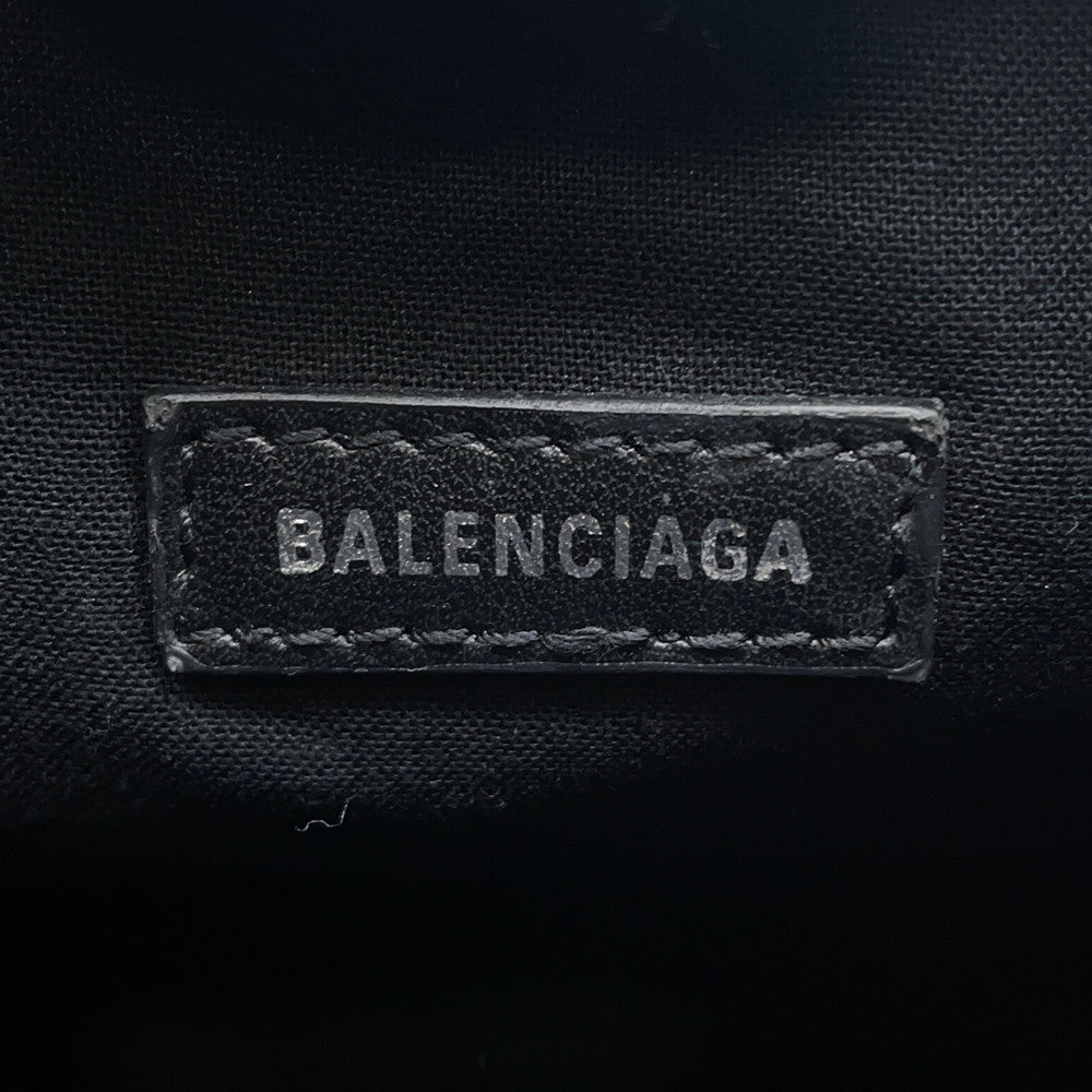 BALENCIAGA Neo Basket 2WAY Handbag Silver630708 Patent Leather