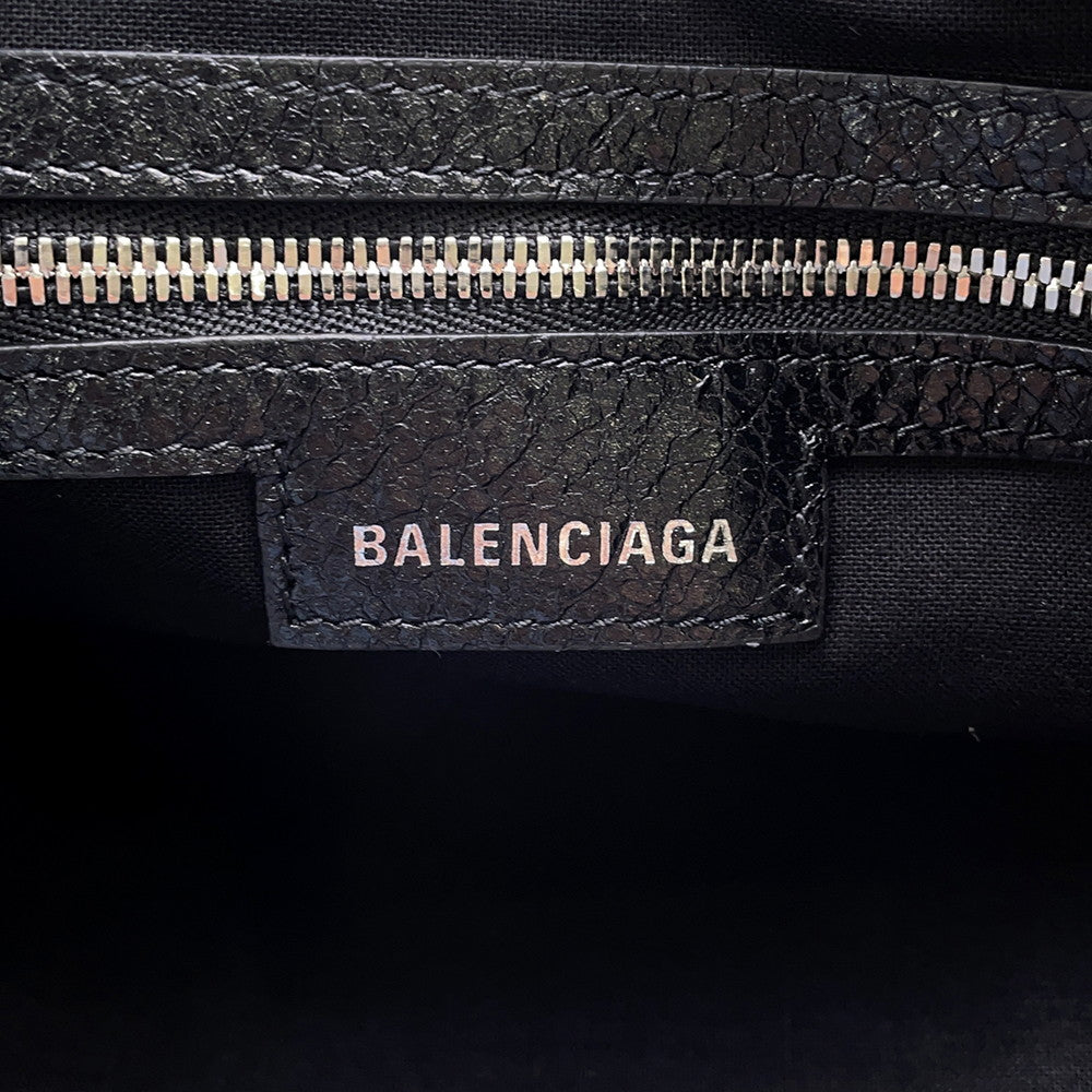 BALENCIAGA Le Cagole Small Bucket Bag Black702432 Leather