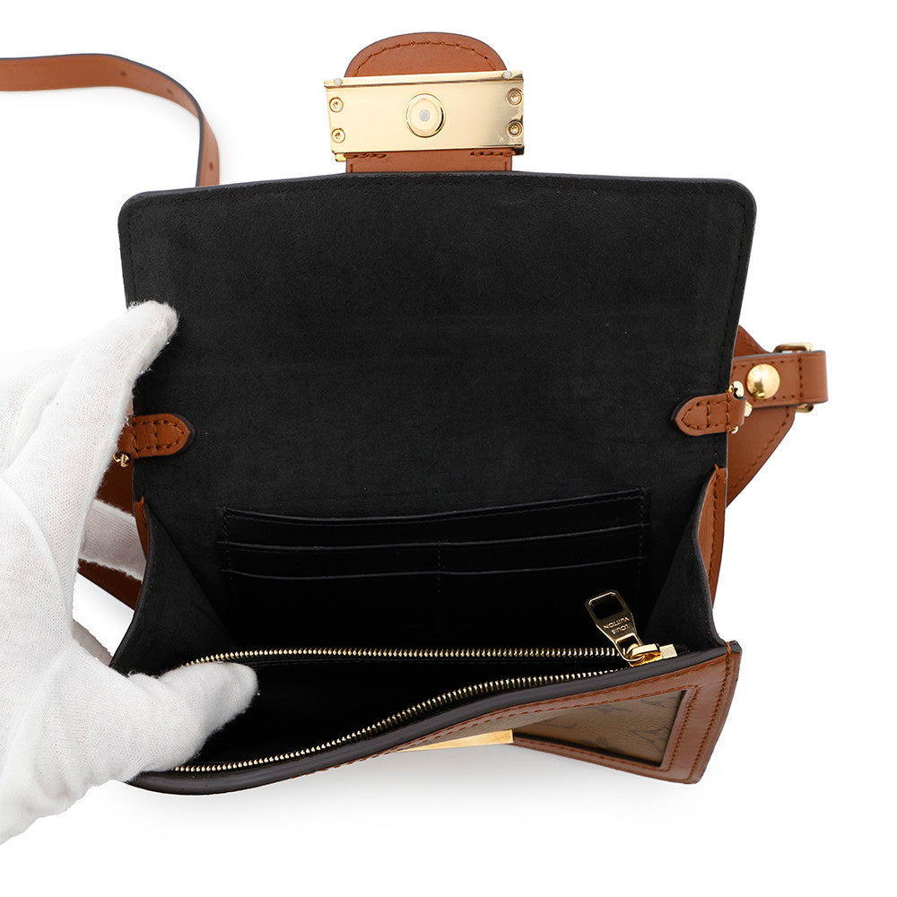 LOUIS VUITTON Bumbag・Dauphine NoirM44586 Monogram Monogram Reverse Canvas