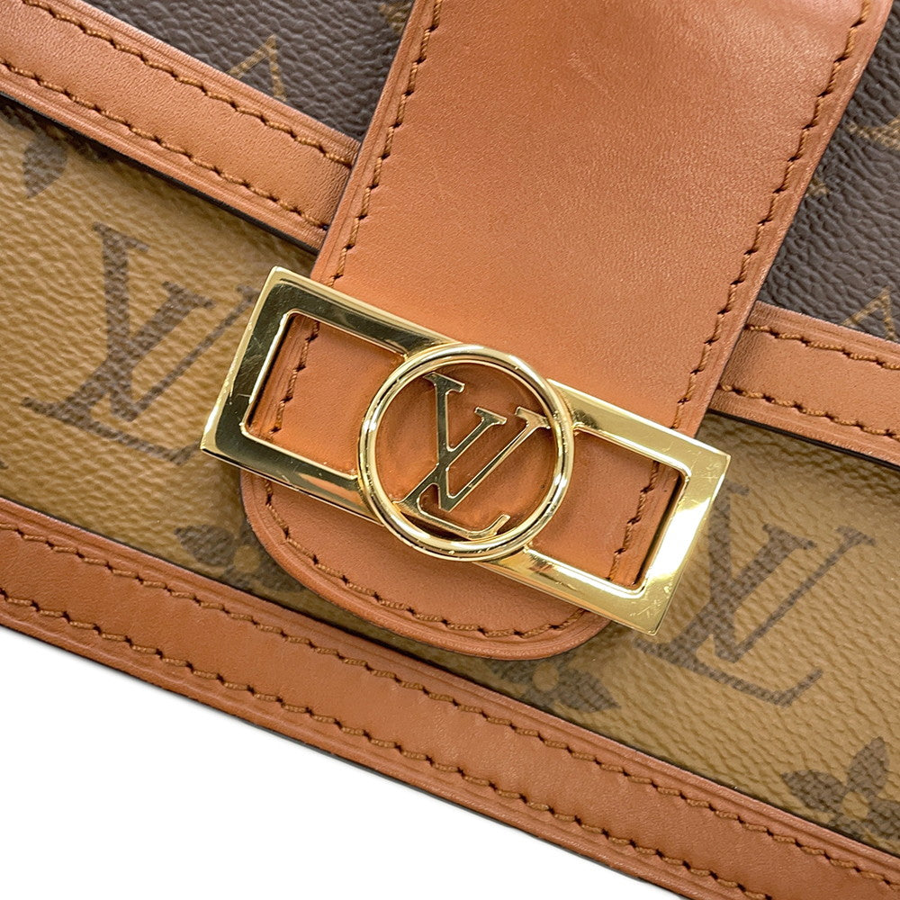 LOUIS VUITTON Bumbag・Dauphine NoirM44586 Monogram Monogram Reverse Canvas