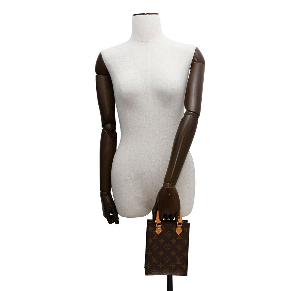 LOUIS VUITTON Petit Sac Plat BrownM69442 Monogram