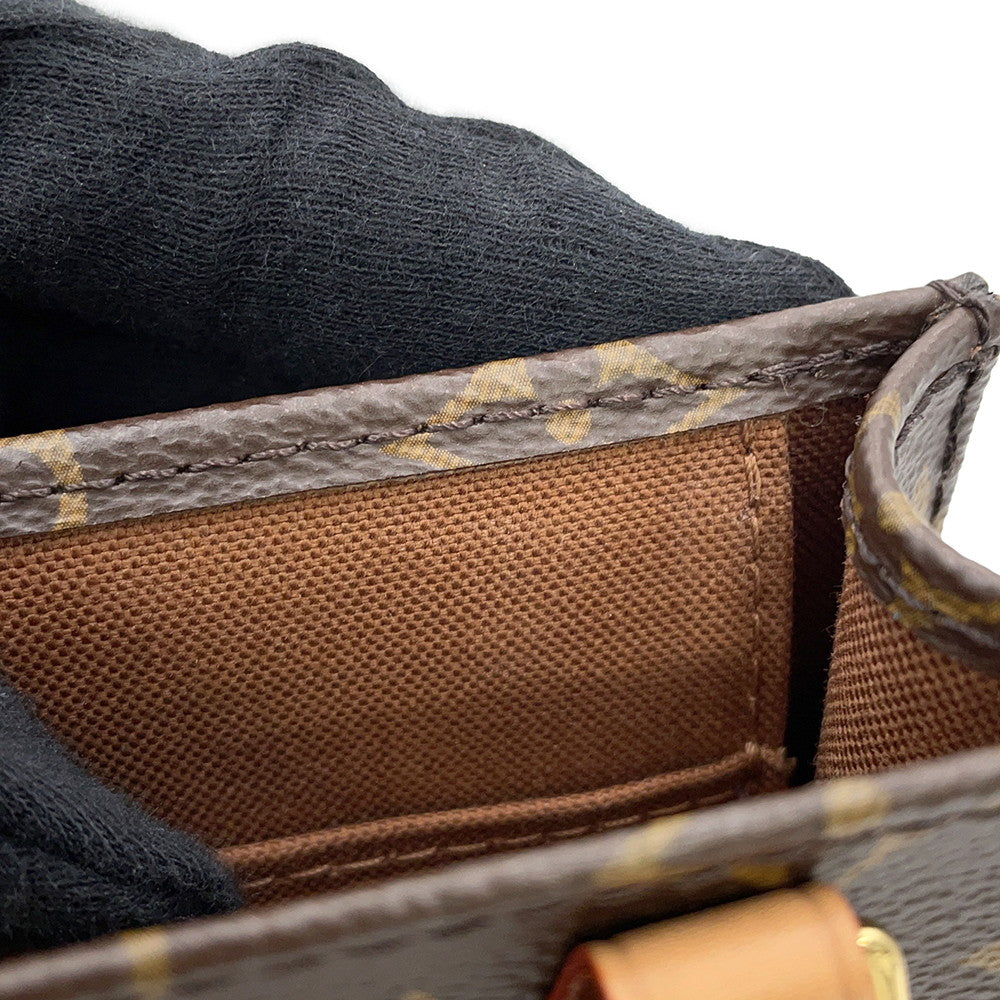 LOUIS VUITTON Petit Sac Plat BrownM69442 Monogram