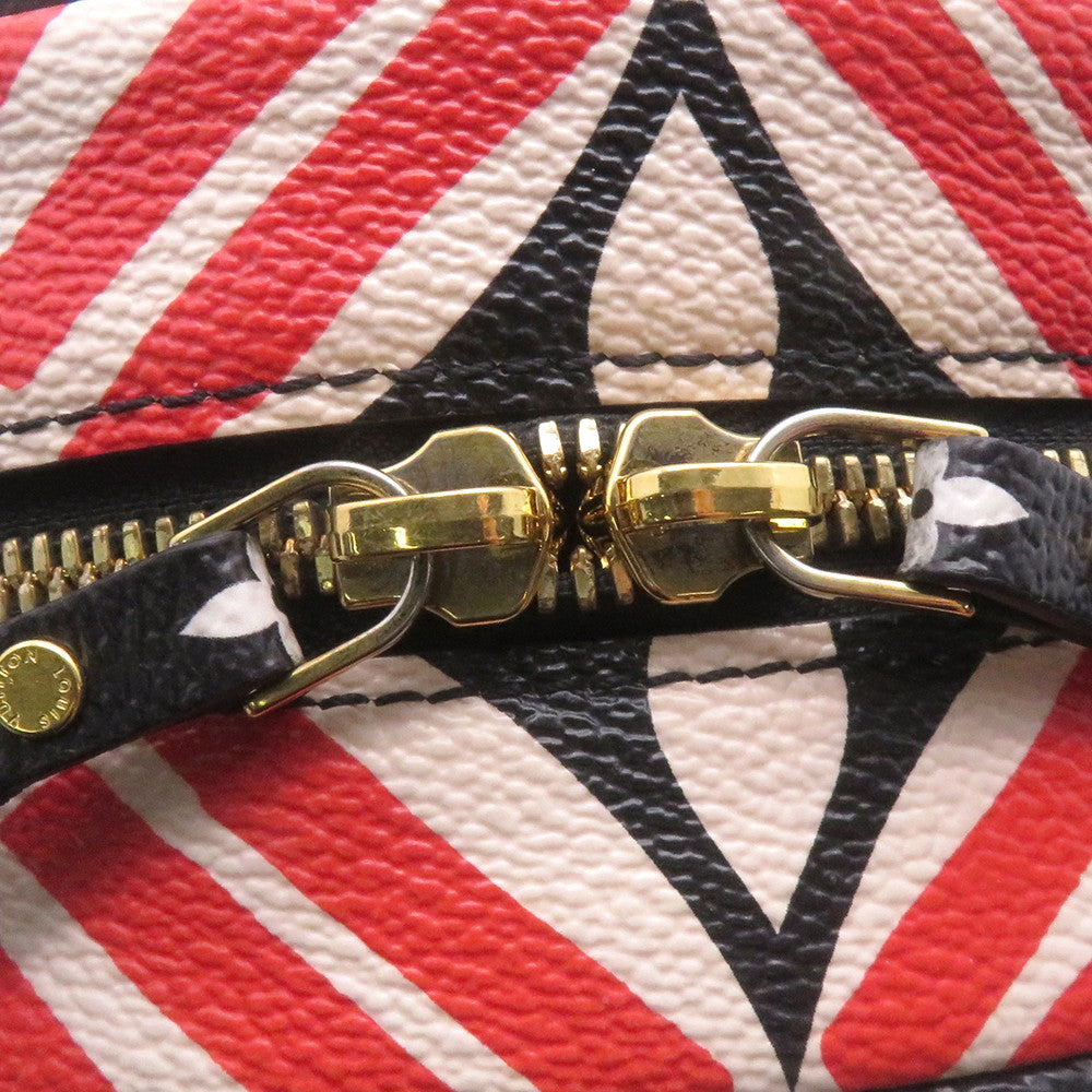 LOUIS VUITTON LV Crafty Boite Chapeau Soupour Claim RougeM45366 Monogram / Giant