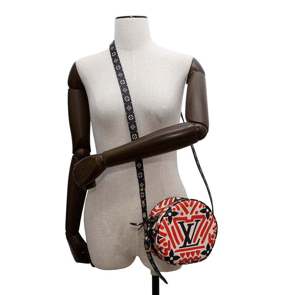 LOUIS VUITTON LV Crafty Boite Chapeau Soupour Claim RougeM45366 Monogram / Giant