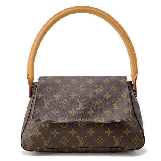 LOUIS VUITTON Mini Looping BrownM51147 Monogram