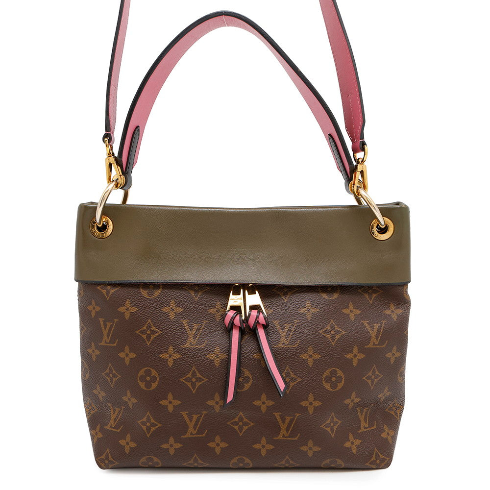 LOUIS VUITTON Tuileries Besace Khaki/PinkM43159 Monogram
