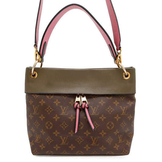 LOUIS VUITTON Tuileries Besace Khaki/PinkM43159 Monogram