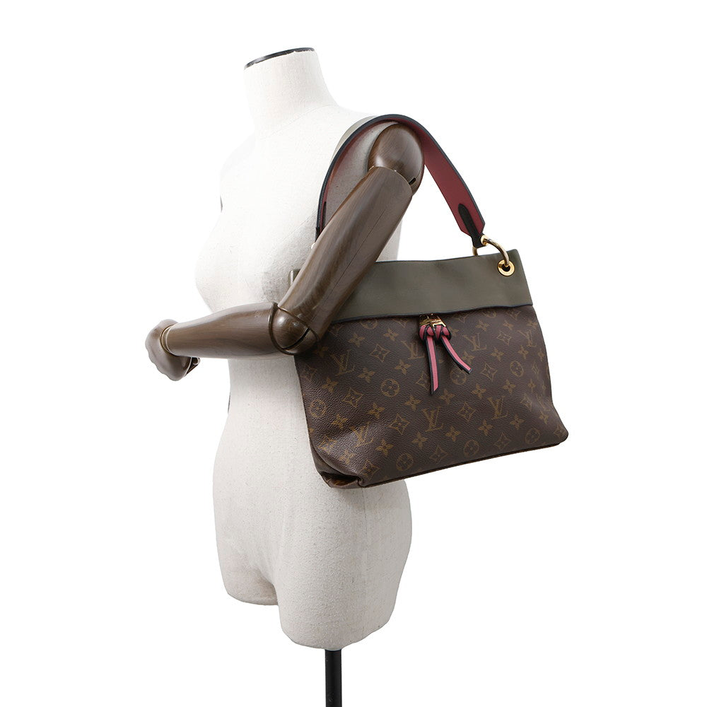 LOUIS VUITTON Tuileries Besace Khaki/PinkM43159 Monogram