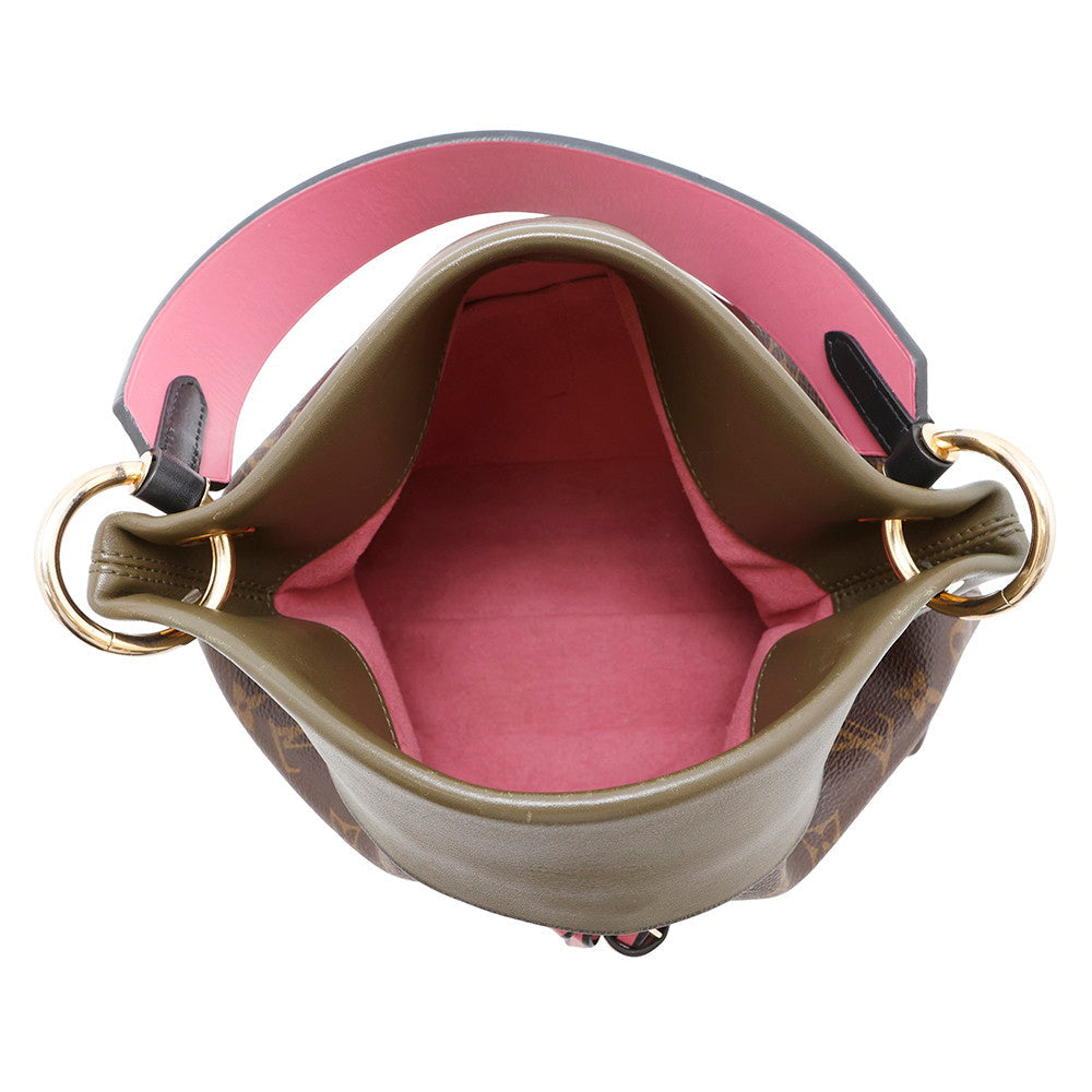 LOUIS VUITTON Tuileries Besace Khaki/PinkM43159 Monogram