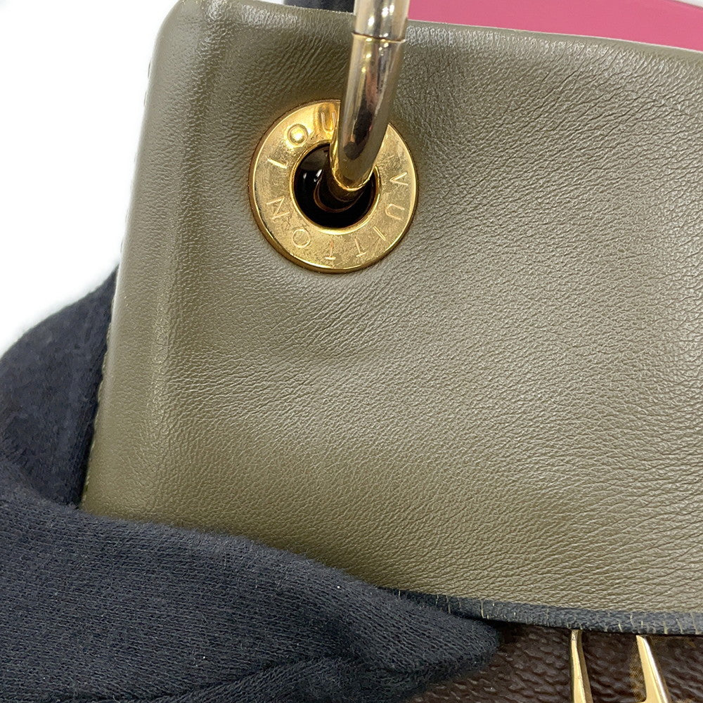 LOUIS VUITTON Tuileries Besace Khaki/PinkM43159 Monogram
