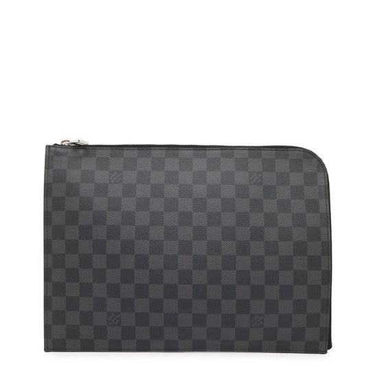 LOUIS VUITTON Pochette Jour NoirN64437 Damier Graphite Size GM