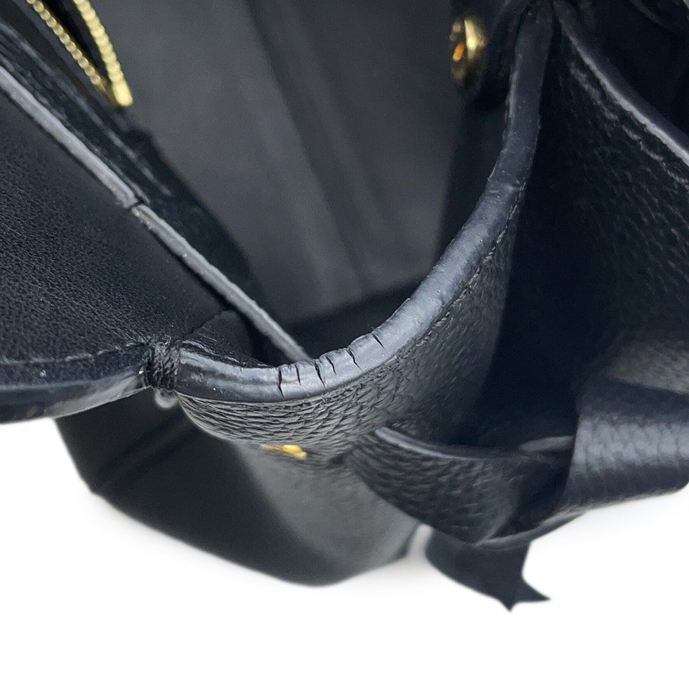 LOUIS VUITTON Milla NoirM54346 Calf Leather Size PM