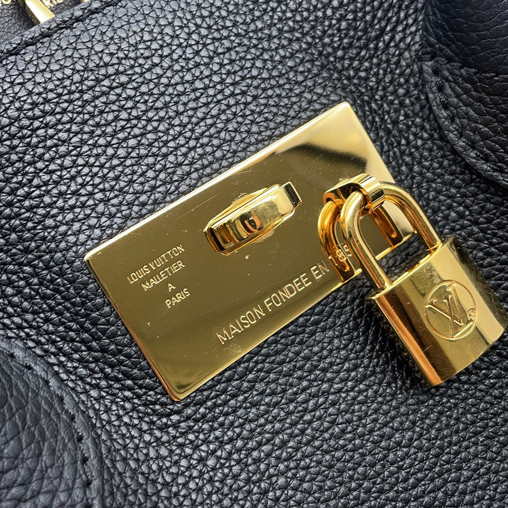 LOUIS VUITTON Milla NoirM54346 Calf Leather Size PM