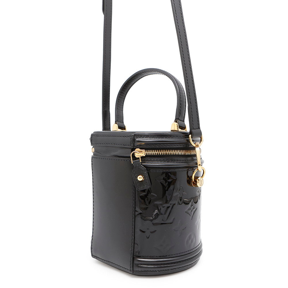 LOUIS VUITTON Cannes NoirM53997 Monogram Vernis Leather Size PM