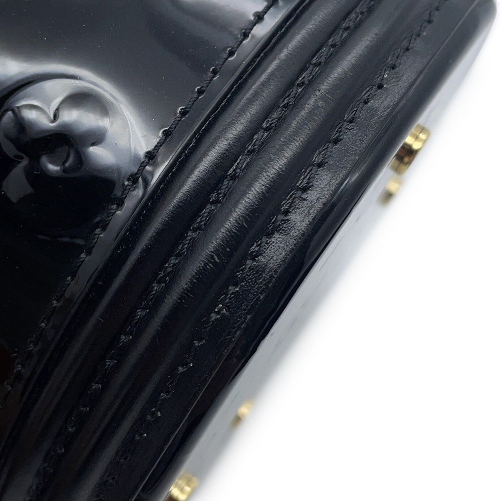 LOUIS VUITTON Cannes NoirM53997 Monogram Vernis Leather Size PM
