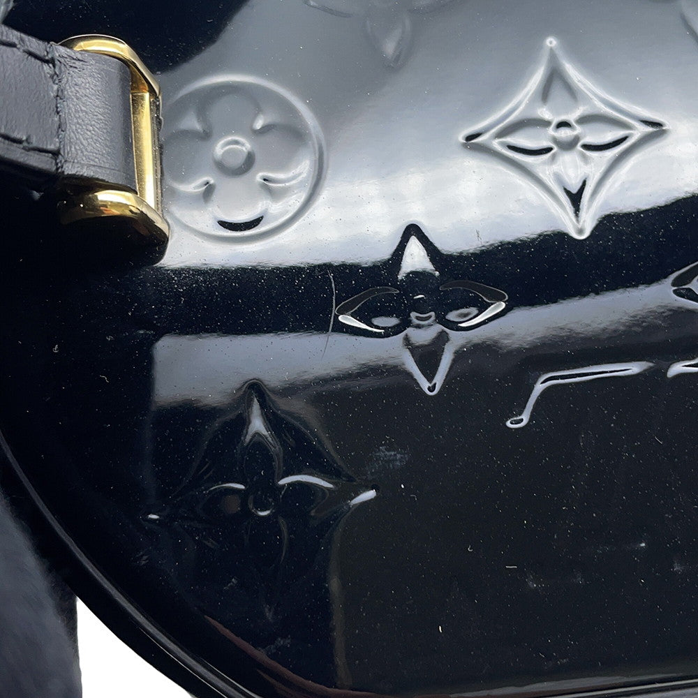 LOUIS VUITTON Cannes NoirM53997 Monogram Vernis Leather Size PM