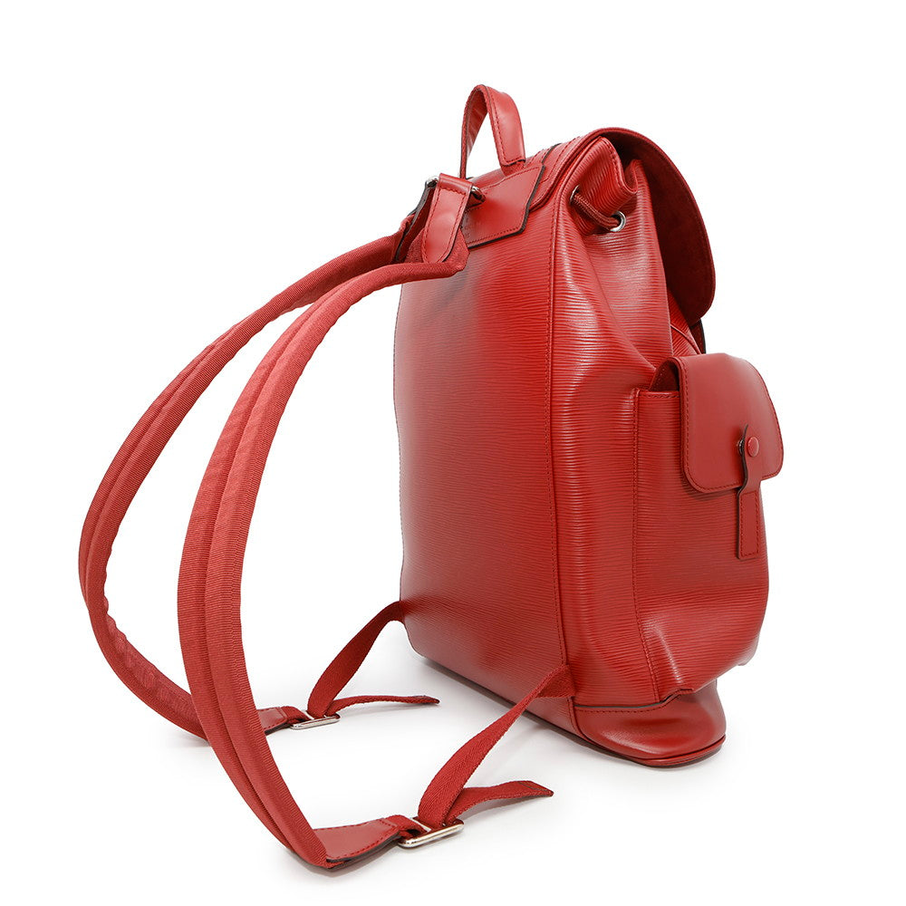 LOUIS VUITTON Christopher RedM58828 Epi Leather Size PM