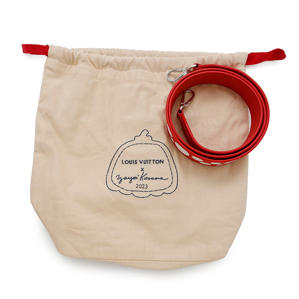 LOUIS VUITTON LV × YK Capucines RedM21692 Calf Leather Infinity Dot Size MINI