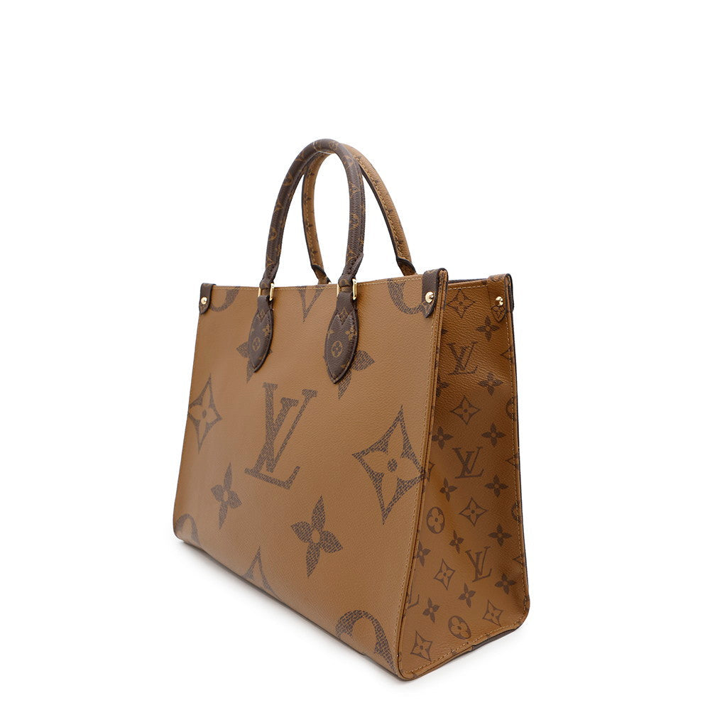 LOUIS VUITTON Onthego RedM45321 Monogram Monogram Reverse Canvas Monogram Giant Size MM