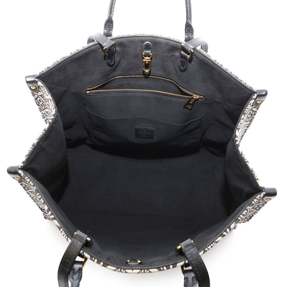 LOUIS VUITTON Onthego NoirM57207 Monogram / Jacquard SINCE1854 Size GM