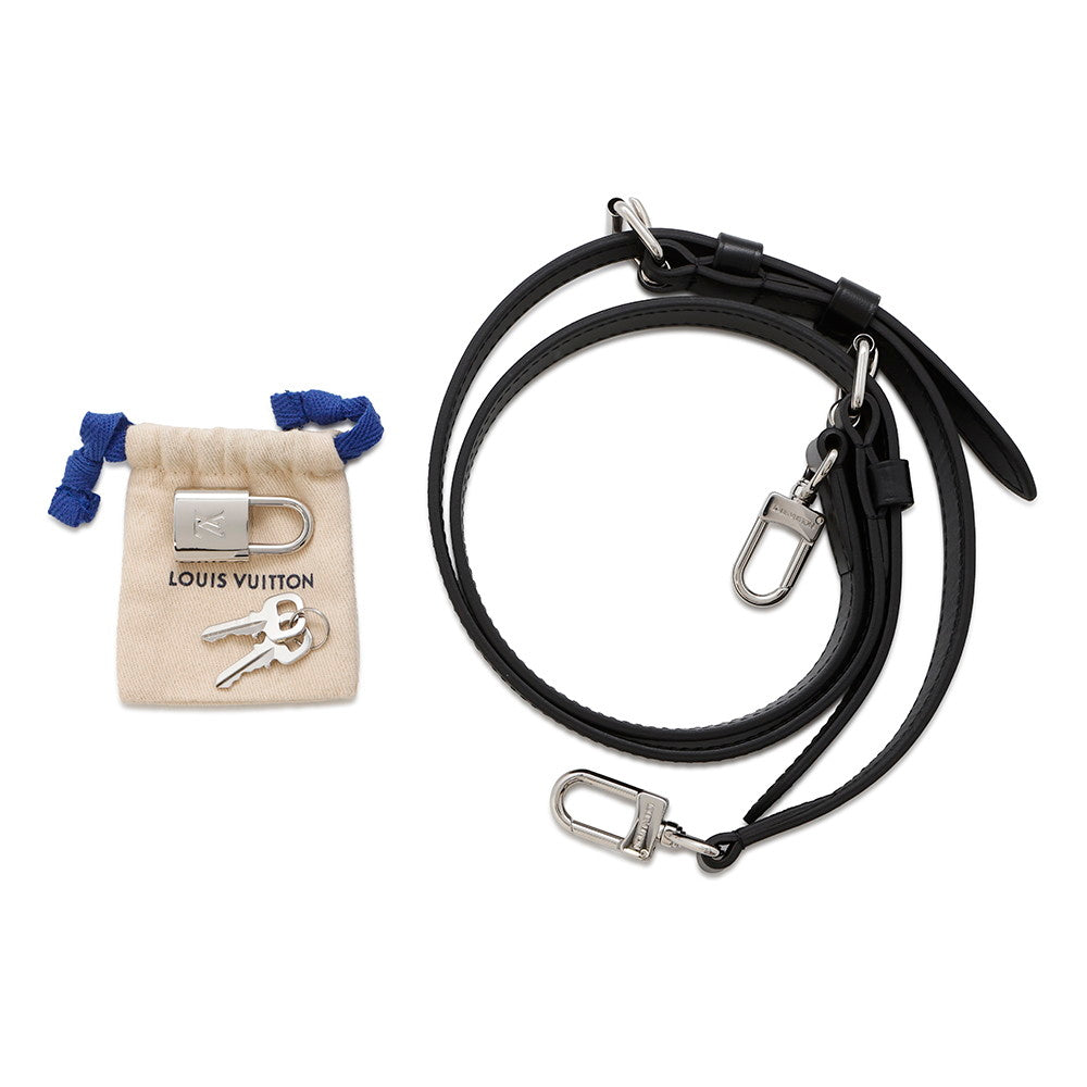 LOUIS VUITTON Speedy Bandouliere White/NoirM45563 Monogram Urs Fischer Size 25