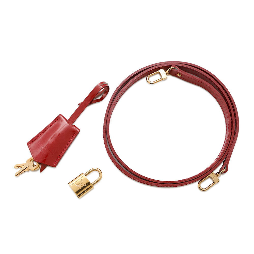 LOUIS VUITTON Alma Pomme D'amourM91606 Monogram Vernis Leather Size BB