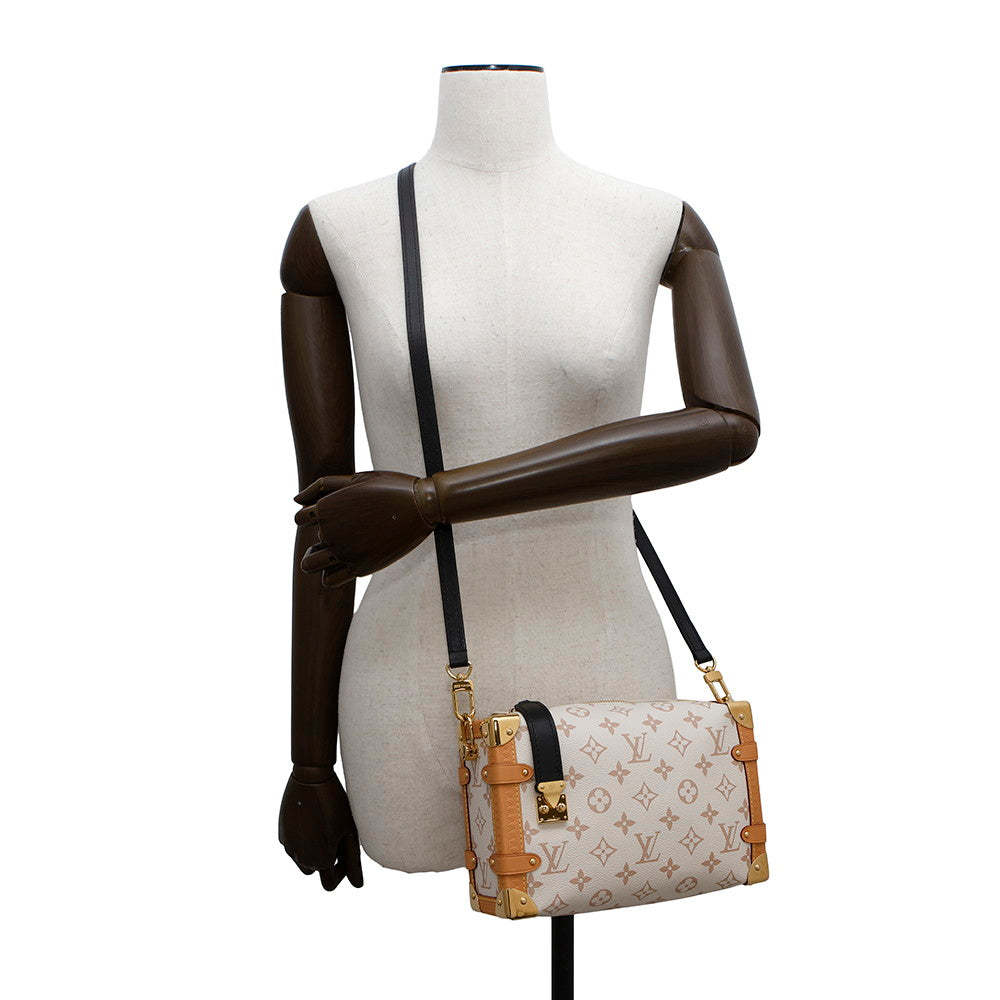 LOUIS VUITTON side trunk BeigeM46907 Monogram・Dune Size MM