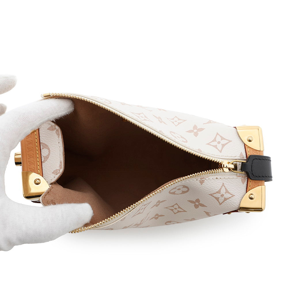LOUIS VUITTON side trunk BeigeM46907 Monogram・Dune Size MM