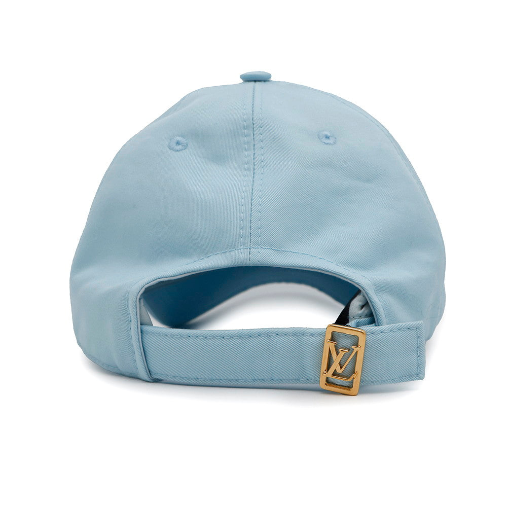 LOUIS VUITTON Cap My LV Paris Size L Blue ClairM7590L Cotton100%