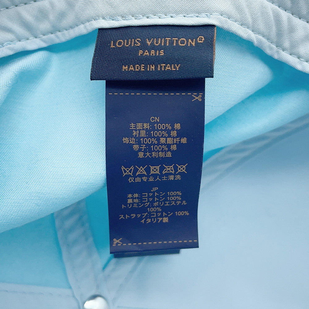 LOUIS VUITTON Cap My LV Paris Size L Blue ClairM7590L Cotton100%