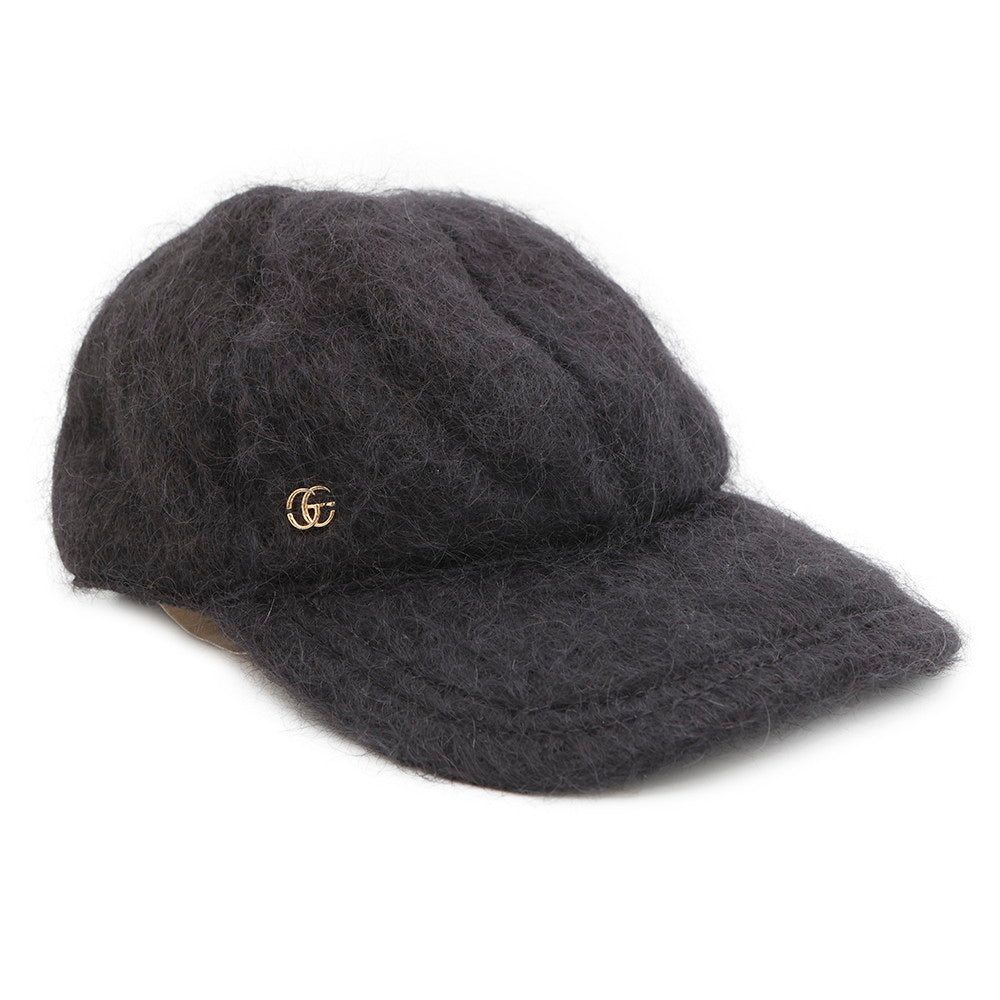 GUCCI Baseball cap Size M Black729349 Mohair 78% Wool 16% Nylon6%