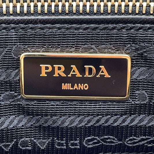 PRADA Quilted ChainShoulder Bag BlackBR4965 Nylon