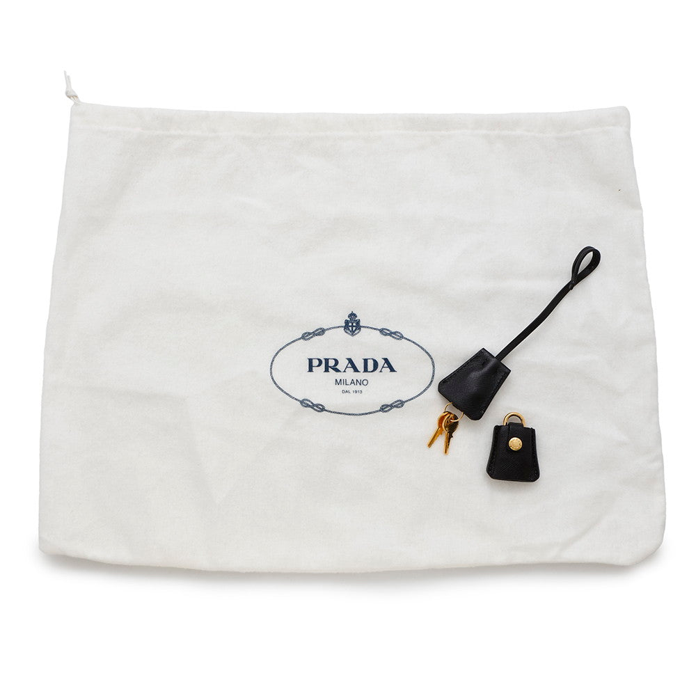 PRADA Quilted ChainShoulder Bag BlackBR4965 Nylon